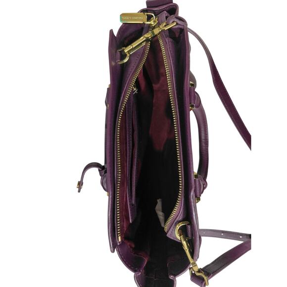 Charles and Keith trapeze purple purse. - Picture 5 of 10